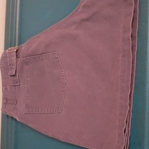 Vintage Paul Harris shorts  size 8  purple denim  13" waist  15" length